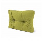 Coussin de Latéral pour Palette, Matelassé, 60x40x15 cm, Vert Lime
