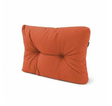 Coussin de Latéral pour Palette, Matelassé, 60x40x15 cm, Orange