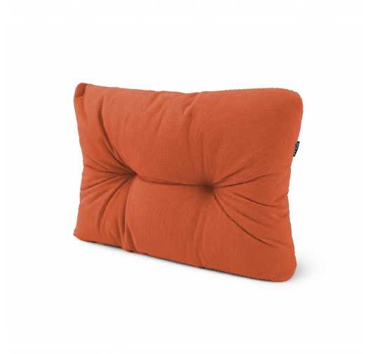 Coussin de Latéral pour Palette, Matelassé, 60x40x15 cm, Orange