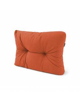 Coussin de Latéral pour Palette, Matelassé, 60x40x15 cm, Orange