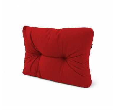 Coussin de Latéral pour Palette, Matelassé, 60x40x15 cm, Rouge