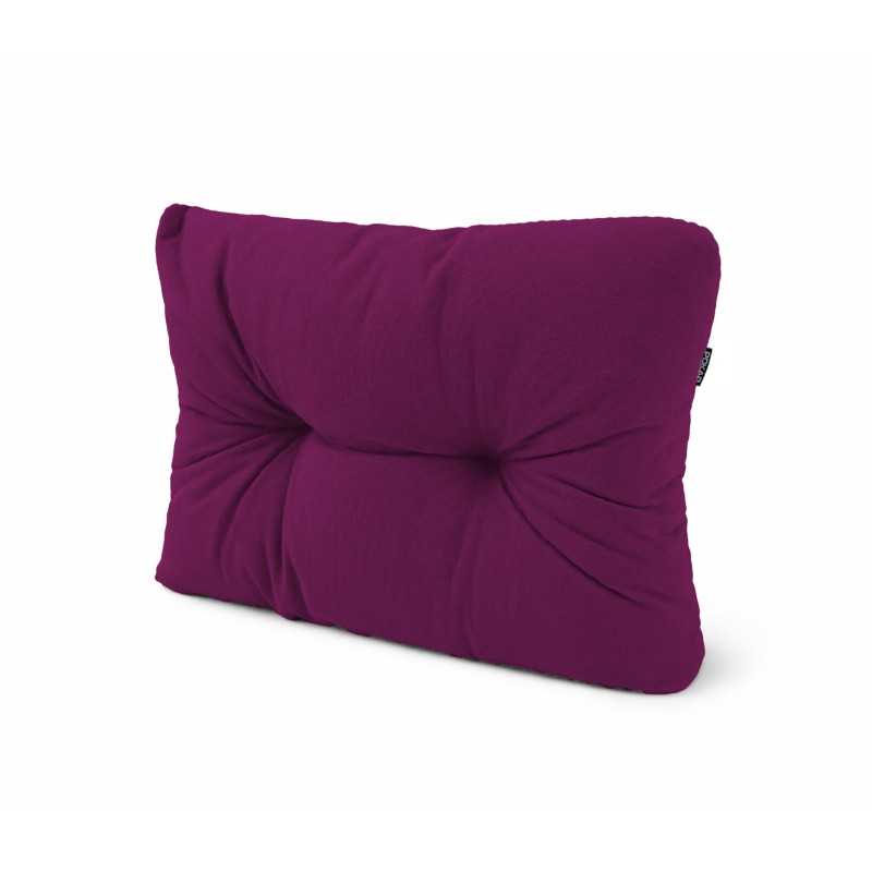 Coussin de Latéral pour Palette, Matelassé, 60x40x15 cm, Violet