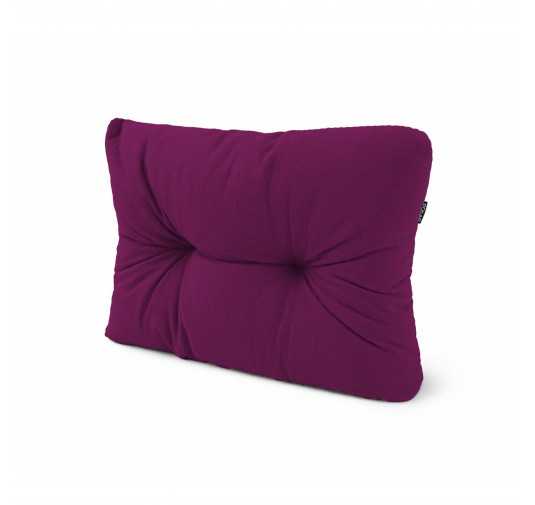 Coussin de Latéral pour Palette, Matelassé, 60x40x15 cm, Violet