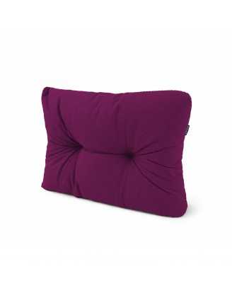 Coussin de Latéral pour Palette, Matelassé, 60x40x15 cm, Violet