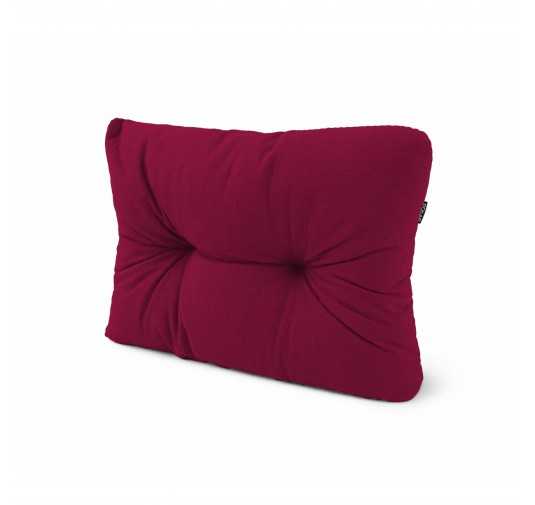 Coussin de Latéral pour Palette, Matelassé, 60x40x15 cm, Bordeaux