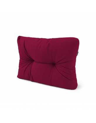 Coussin de Latéral pour Palette, Matelassé, 60x40x15 cm, Bordeaux
