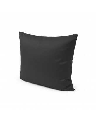 Coussin Décoratif pour Palette, Imperméable, 40x40 cm, Noir
