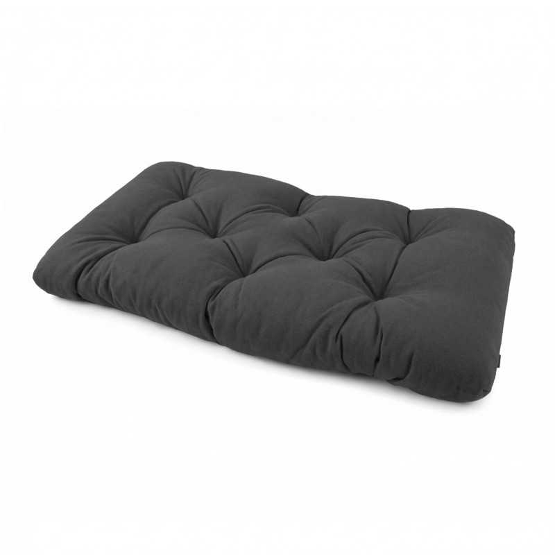Coussin de Siège Matelassé pour Palettes , 120x60x15 cm, Anthracite