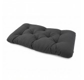 Coussin de Siège Matelassé pour Palettes , 120x60x15 cm, Anthracite