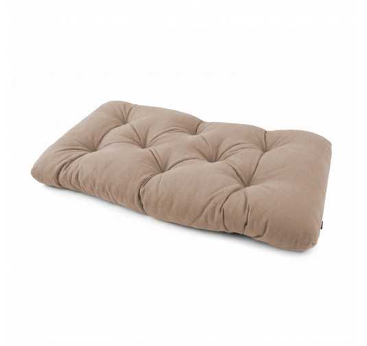 Coussin de Siège Matelassé pour Palettes , 120x60x15 cm, Beige