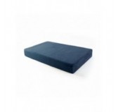 Coussin de siège pour palettes | Velours côtelé | 120x80 cm | Couleur bleu foncé