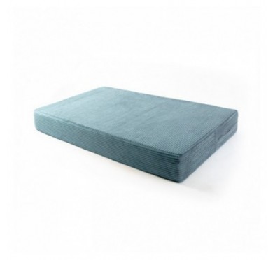 Coussin de siège pour palettes | Velours côtelé | 120x80 cm | Couleur bleu