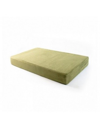 Coussin de siège pour palettes | Velours côtelé | 120x80 cm | Couleur vert