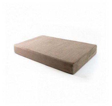 Coussin de siège pour palettes | Velours côtelé | 120x80 cm | Couleur marron