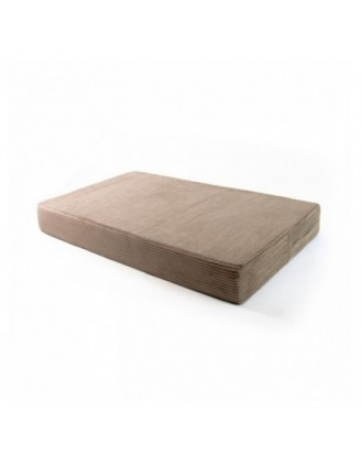 Coussin de siège pour palettes | Velours côtelé | 120x80 cm | Couleur marron