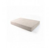 Coussin de siège pour palettes | Velours côtelé | 120x80 cm | Couleur beige foncé