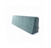 Coussin de dossier pour palettes | Velours côtelé | 120x40 cm | Couleur bleu