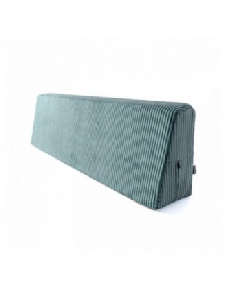 Coussin de dossier pour palettes | Velours côtelé | 120x40 cm | Couleur bleu