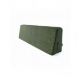 Coussin de dossier pour palettes | Velours côtelé | 120x40 cm | Couleur vert foncé