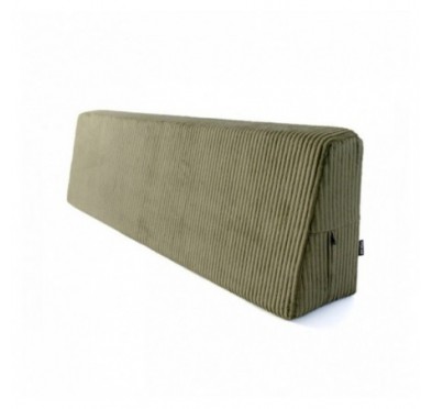 Coussin de dossier pour palettes | Velours côtelé | 120x40 cm | Couleur vert