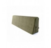 Coussin de dossier pour palettes | Velours côtelé | 120x40 cm | Couleur vert