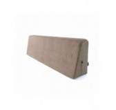 Coussin de dossier pour palettes | Velours côtelé | 120x40 cm | Couleur marron