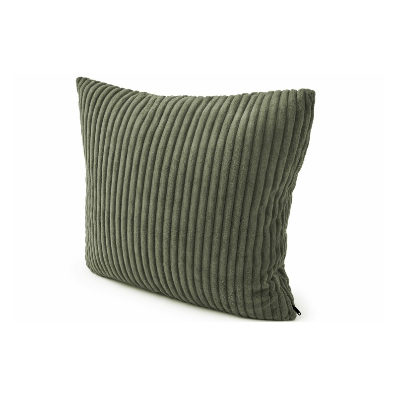 Coussin décoratif pour palettes | Velours côtelé | 40x40 cm | Couleur vert