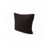 Coussin décoratif pour palettes | Velours côtelé | 40x40 cm | Couleur marron foncé