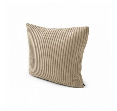 Coussin décoratif pour palettes | Velours côtelé | 40x40 cm | Couleur marron