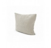 Coussin décoratif pour palettes | Velours côtelé | 40x40 cm | Couleur beige foncé