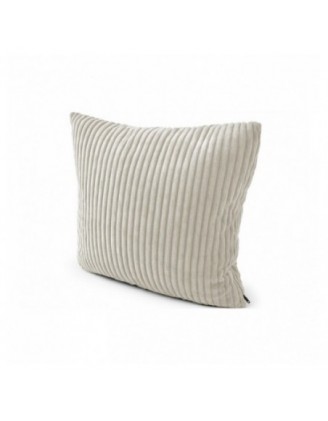 Coussin décoratif pour palettes | Velours côtelé | 40x40 cm | Couleur beige foncé