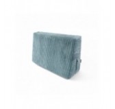 Coussin latéral pour palettes | Velours côtelé | 60x40 cm | Couleur bleu