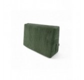 Coussin latéral pour palettes | Velours côtelé | 60x40 cm | Couleur vert foncé
