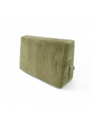 Coussin latéral pour palettes | Velours côtelé | 60x40 cm | Couleur vert