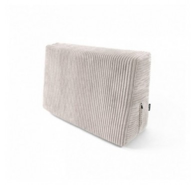 Coussin latéral pour palettes | Velours côtelé | 60x40 cm | Couleur beige foncé