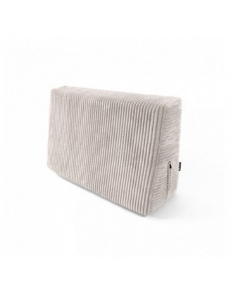 Coussin latéral pour palettes | Velours côtelé | 60x40 cm | Couleur beige foncé