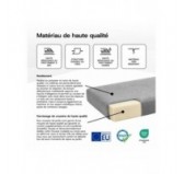 Set de 8 coussins de jardin pour palettes | Velours côtelé | Couleur gris