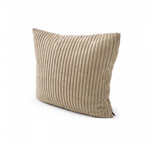 Coussin décoratif matelassé pour palettes | Velours côtelé | 40x40 cm | Couleur marron