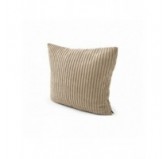 Coussin décoratif matelassé pour palettes | Velours côtelé | 40x40 cm | Couleur marron