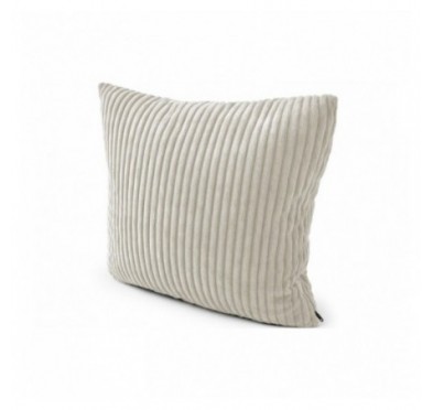 Coussin décoratif matelassé pour palettes | Velours côtelé | 40x40 cm | Couleur beige foncé