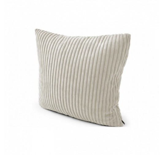 Coussin décoratif matelassé pour palettes | Velours côtelé | 40x40 cm | Couleur beige foncé