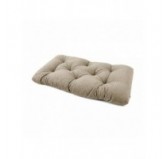 Coussin de siège matelassé pour palettes | Velours côtelé | 120x60 cm | Couleur marron