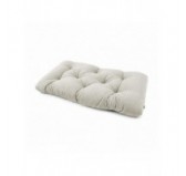 Coussin de siège matelassé pour palettes | Velours côtelé | 120x60 cm | Couleur beige foncé