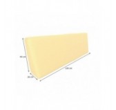 Coussin de Dossier pour Palettes Imperméable 120x40x20/10 Beige