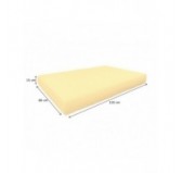 Set de 2 Coussins pour Palettes Imperméable 120x80 + 120x40 Beige