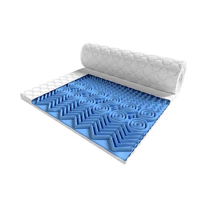 Matelas Topper 7 Zones H3/H4 90x200x4cm