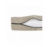 Housse de Coussin pour Coussin de Dossier en Palette, 120x40 cm, Beige