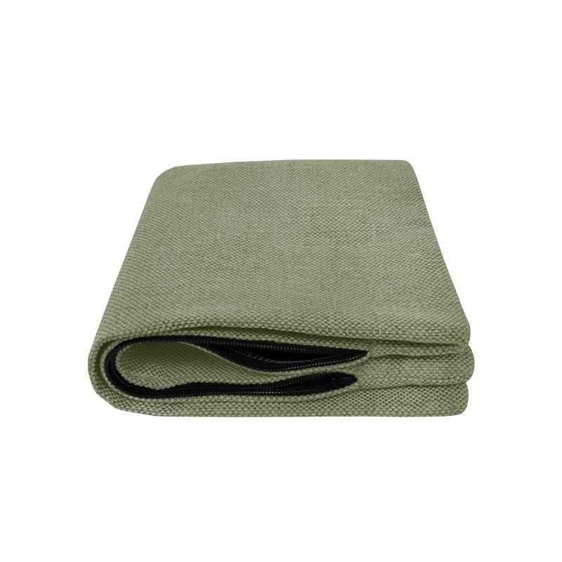 Housse de Coussin pour Coussin Décoratif en Palette, 40x40 cm, Vert