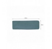 Housse de Coussin pour Coussin de Dossier en Palette, 120x40 cm, Bleu