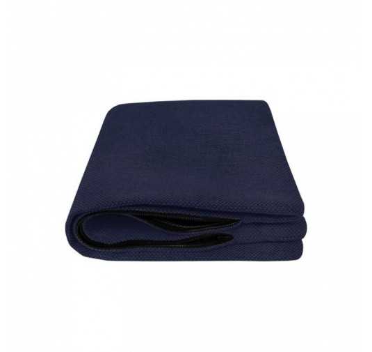 Housse de Coussin pour Coussin Décoratif en Palette, 40x40 cm, Bleu Foncé